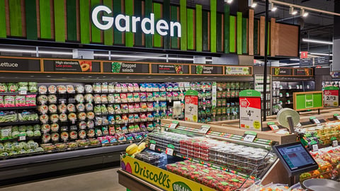 Giant Riverwalk 'Garden' Produce Department